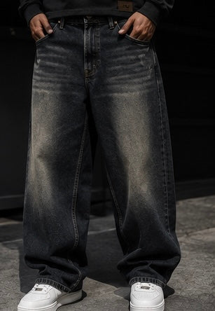 Straight leg jeans